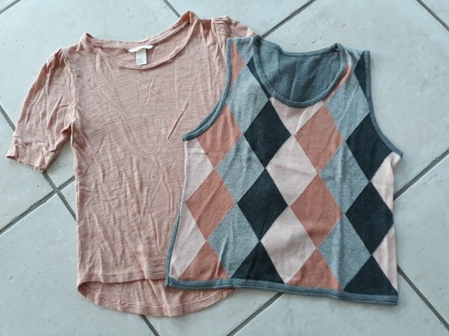 Shirt lachs m und - t-shirt, h&m