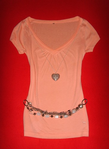 Shirt rosé lachs romantik - rosÉ,
